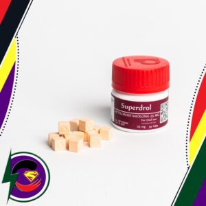 SUPERDROL 25 mg (Metildrostanolona) | 50 tabletas | ROTTERDAM PHARMACEUTICAL
